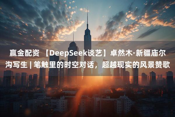 赢金配资 【DeepSeek谈艺】卓然木·新疆庙尔沟写生 | 笔触里的时空对话，超越现实的风景赞歌