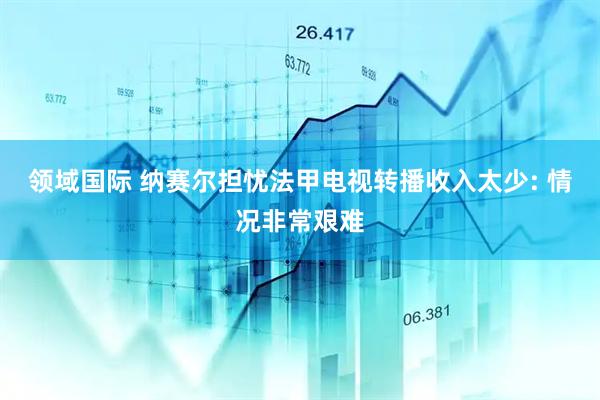 领域国际 纳赛尔担忧法甲电视转播收入太少: 情况非常艰难