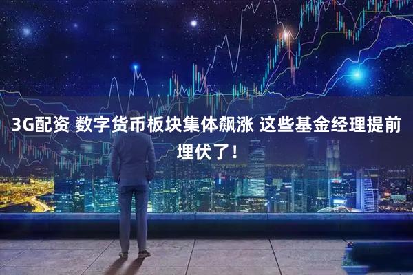 3G配资 数字货币板块集体飙涨 这些基金经理提前埋伏了！